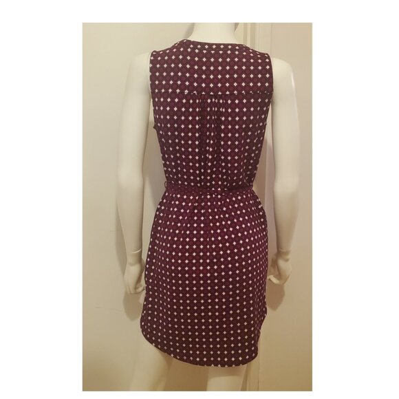 Petite Banana Republic Sleeveless Patterned Dress - Picture 3 of 3